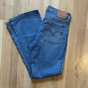 Levi wedgie bootcut Blue Denim Jeans